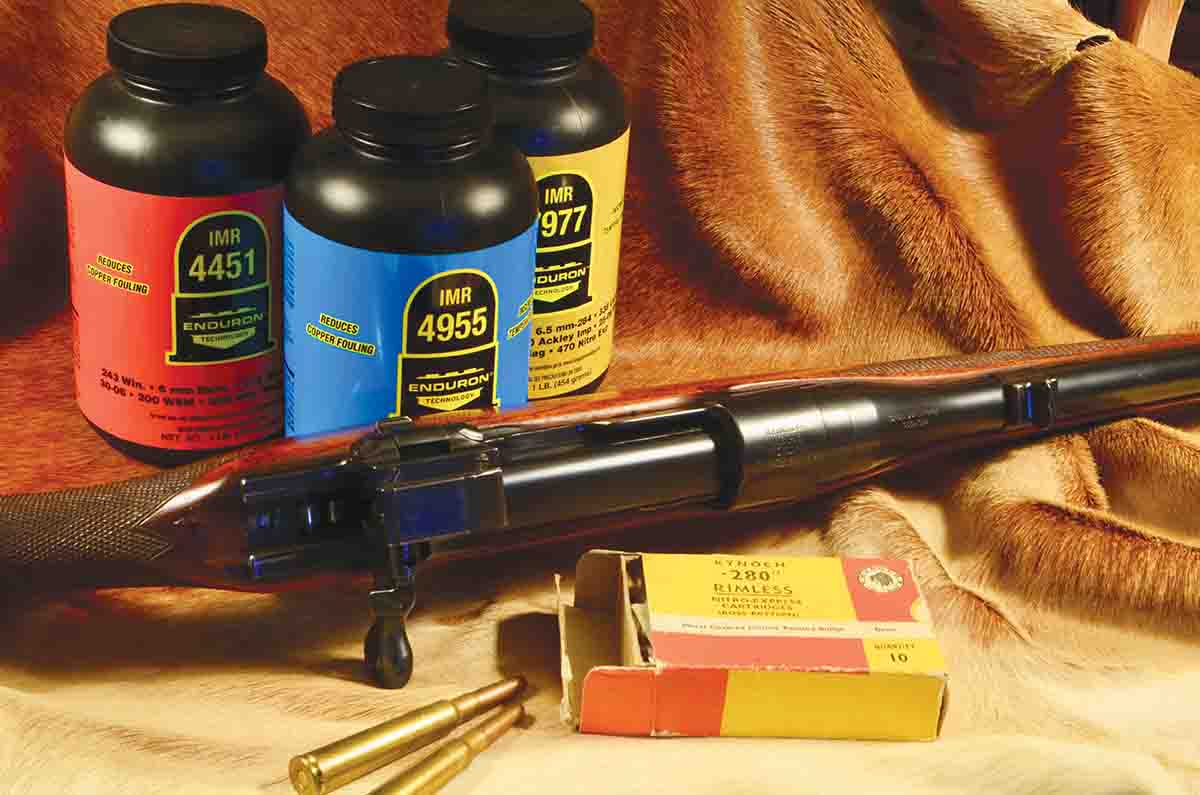 For a rifle and cartridge combination that is 110 years old, the .280 Ross still performs to the level of a modern 7mm magnum, and is adaptable to new powders like the IMR Enduron series. The Ross M-10 sporting rifle was manufactured to “London best” standards for a bolt action.